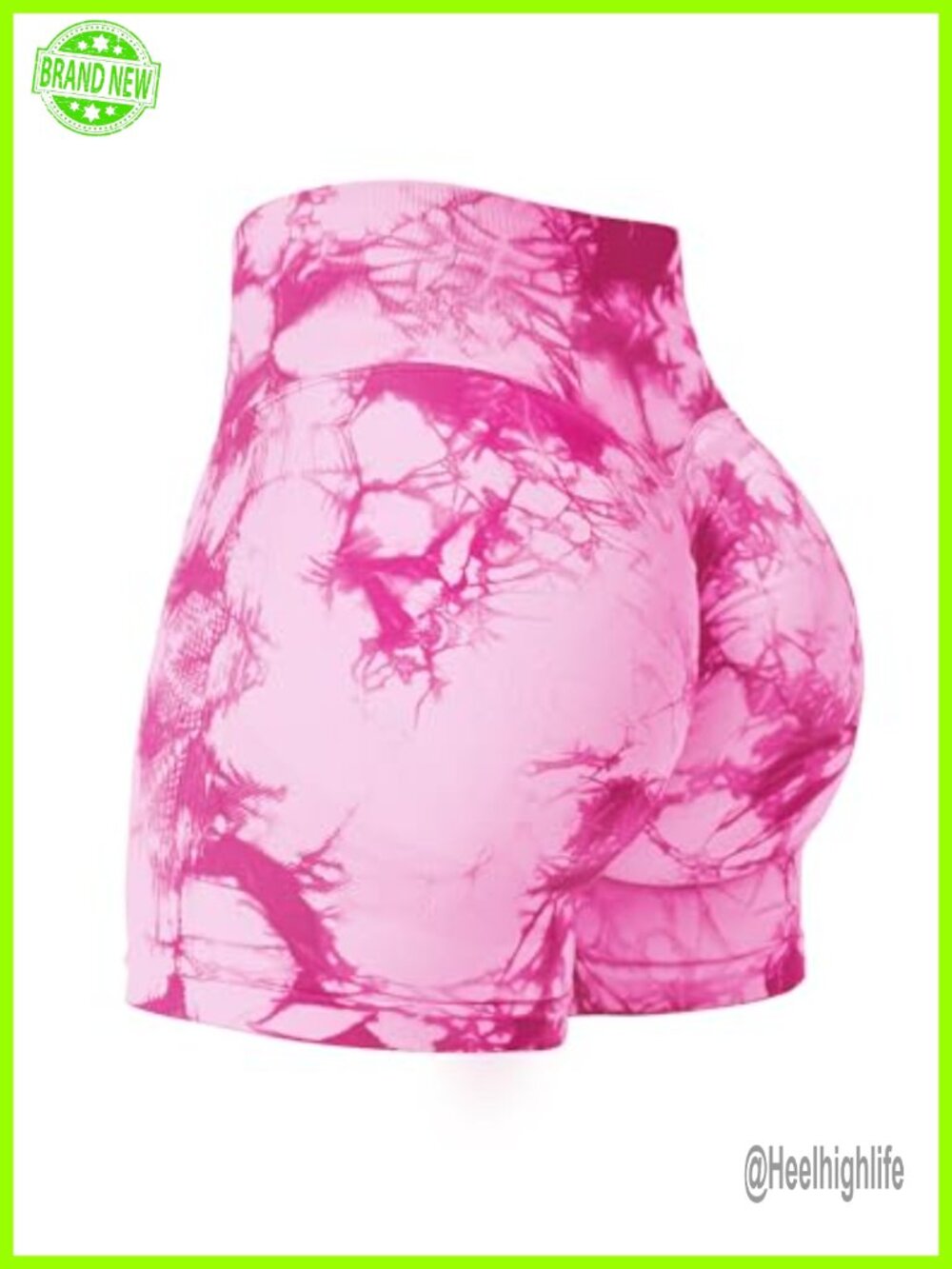 Women High Waist Scrunch Seamless Biker Shorts Gym Yoga Activewear